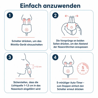 Rotlicht-Nasentherapiegerät
