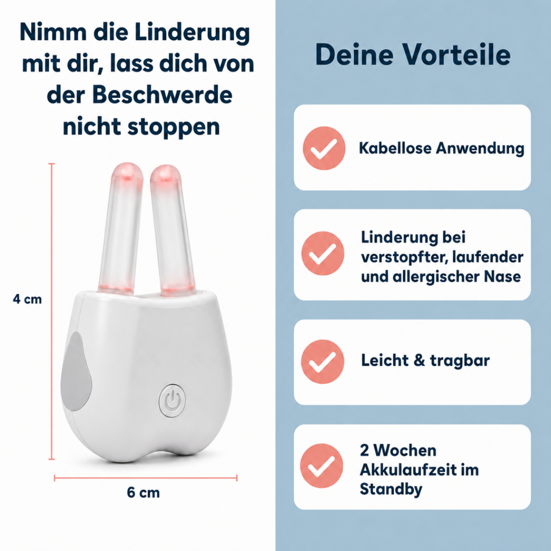 Rotlicht-Nasentherapiegerät